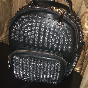 Spiked Back pack purse